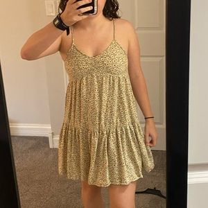 Urban Outfitters green and white floral sundress